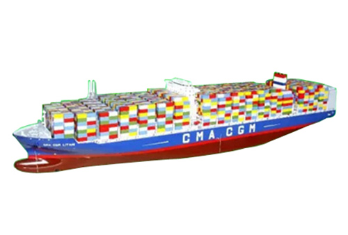 9000TEU集裝箱船模型